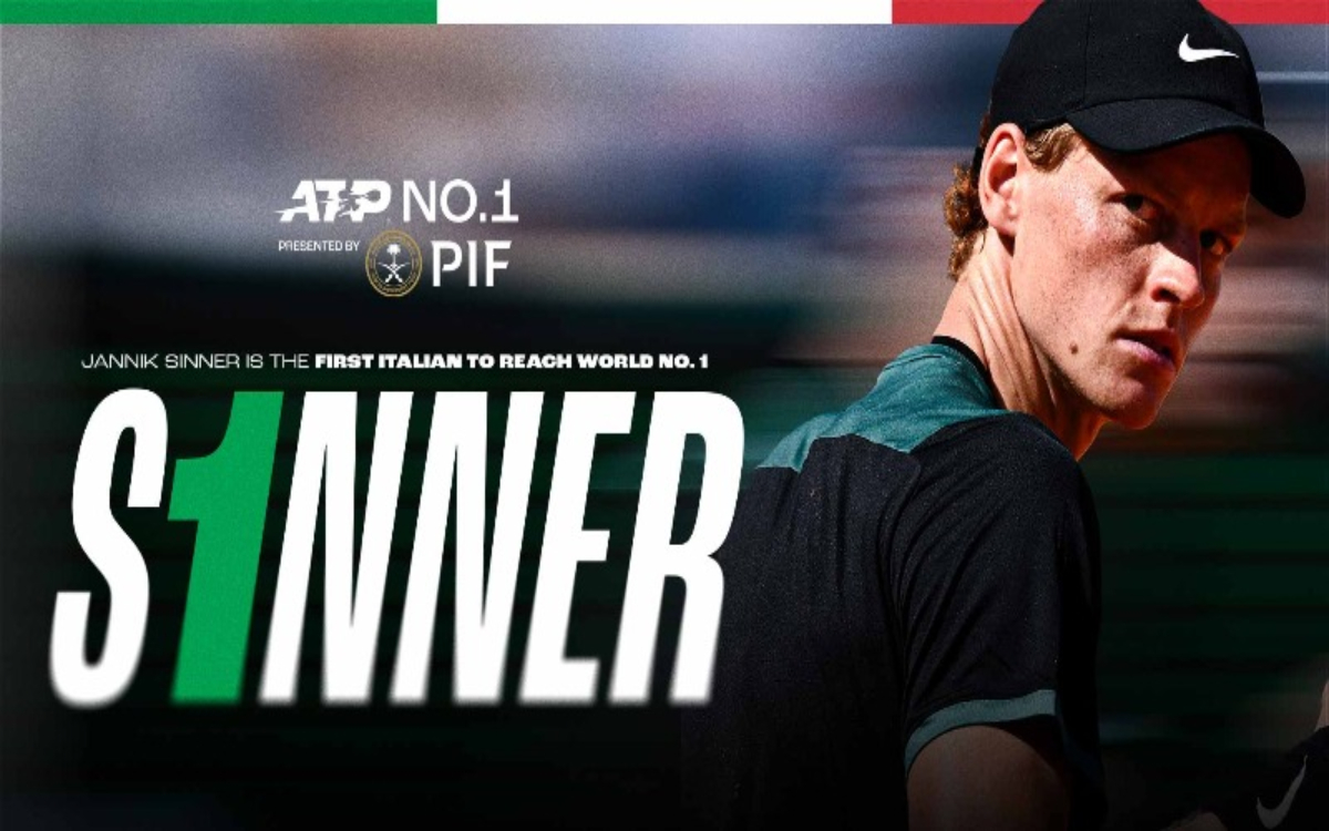 Jannik Sinner debutta come numero uno del ranking ATP |  video