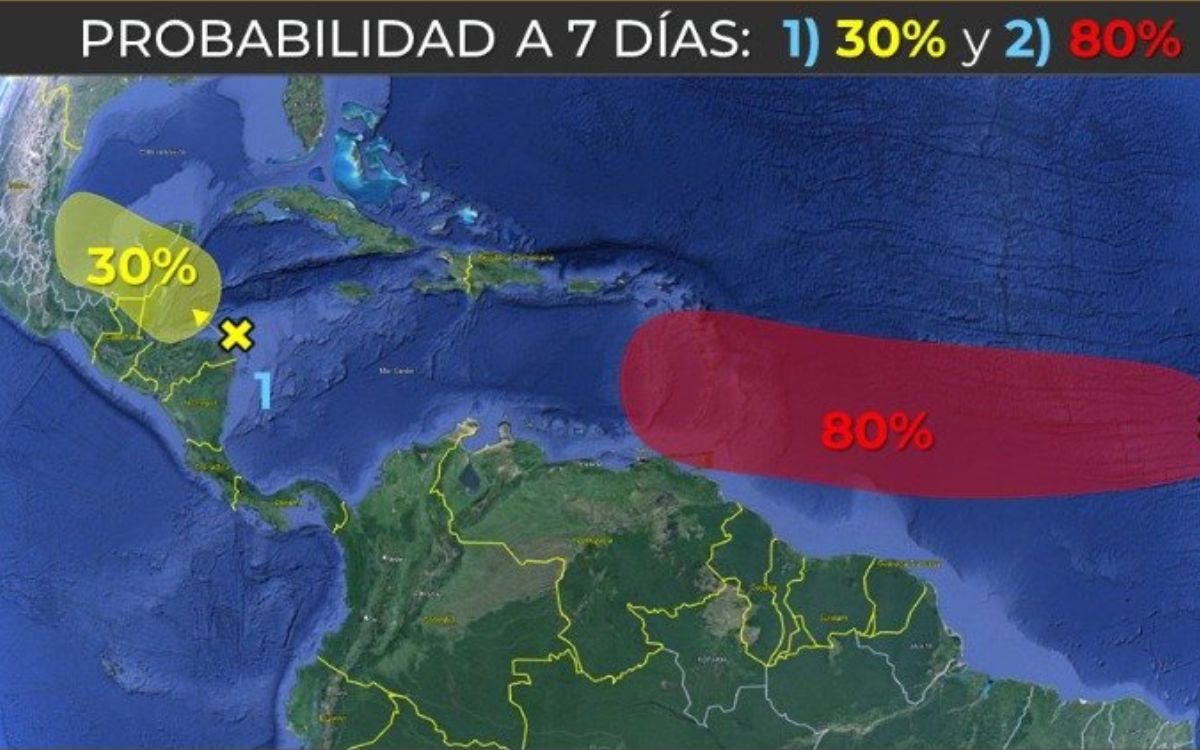 Existe un 80% de probabilidad que se forme un nuevo ciclón al este de las costas de Quintana Roo: Conagua