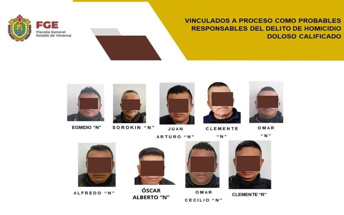 Vinculan a proceso a nueve policías por homicidio de comerciante en Veracruz