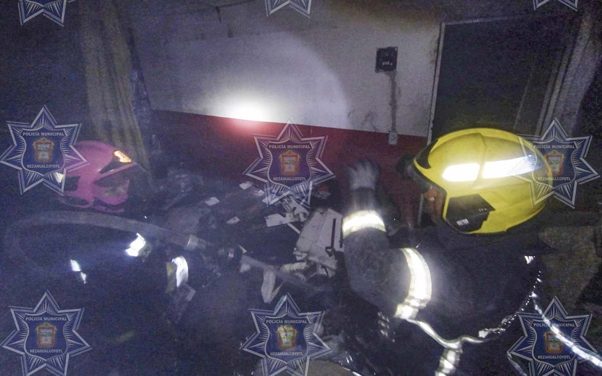 Así fue el rescate de un hombre y su perrito durante un incendio en ...