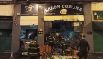 Salón Corona: explosión por acumulación de gas destruyen sucursal Filomeno Mata