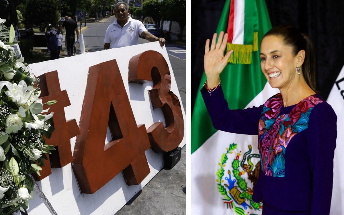 ​AMLO confirma fecha de la primer reunión de Sheinbaum con padres de Ayotzinapa