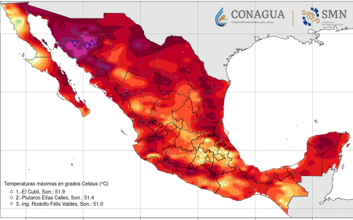 Suman 125 muertos por altas temperaturas en México