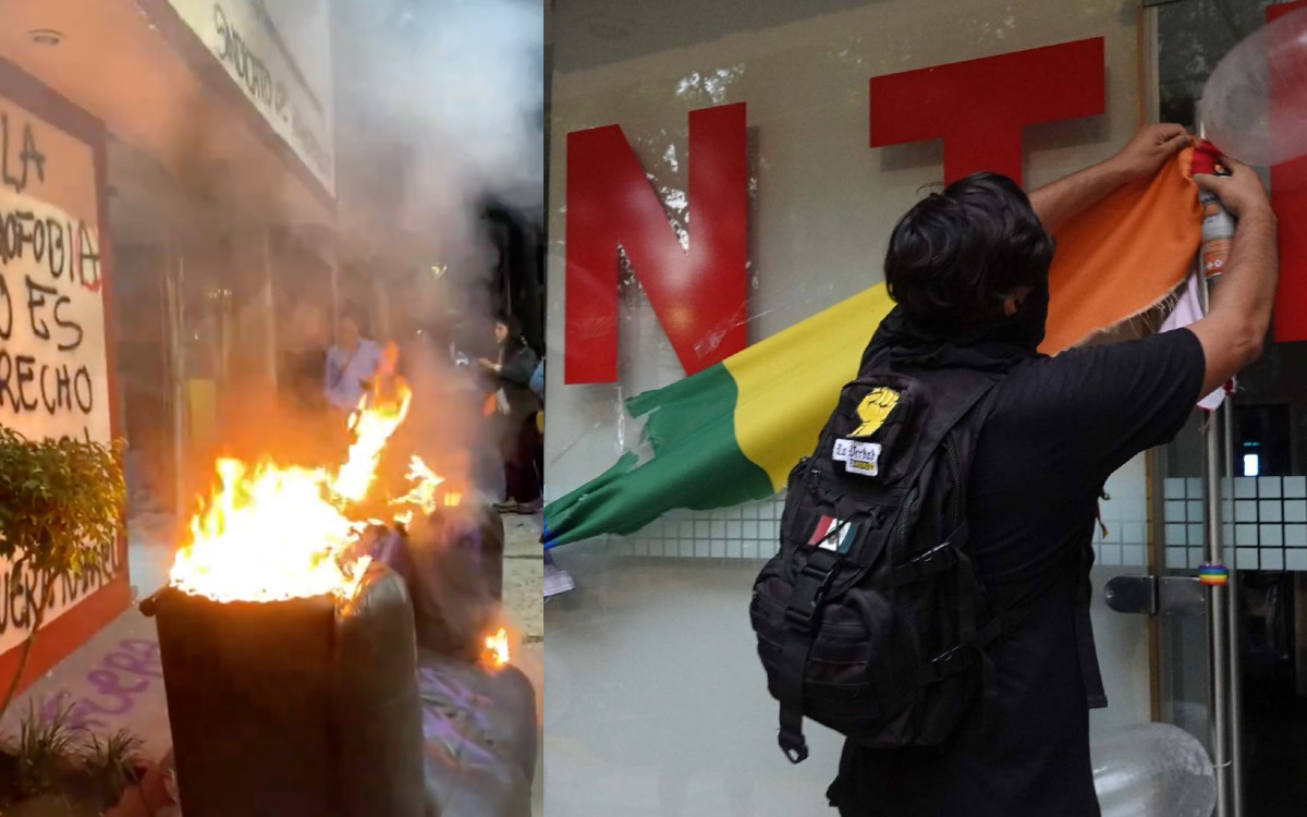 Vandalizan sindicato del Infonavit: reclaman homofobia