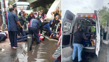 Video. Camioneta atropella a 6 personas durante manifestación en Azcapotzalco