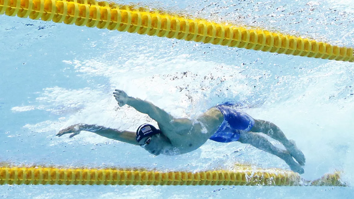 El halcón que volaba intensamente bajo el agua. Michael Phelps. Beijing 2008.