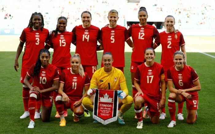 Selección de Canadá de futbol femenil. Foto: Reuters