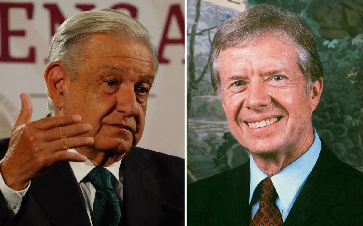 AMLO recuerda al ex presidente de EU Jimmy Carter tras presunto fallecimiento AMLO recuerda al ex presidente de EU Jimmy Carter tras presunto fallecimiento