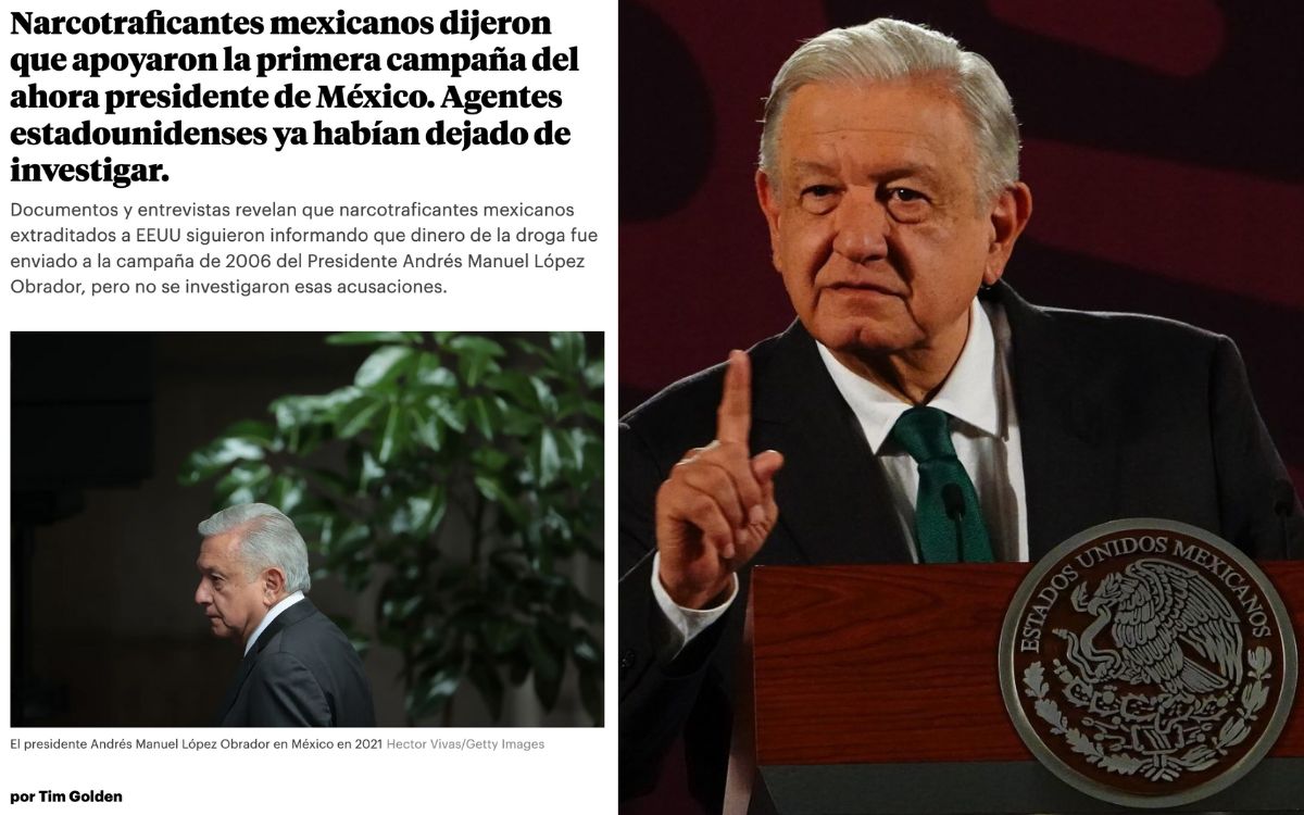 ¿AMLO dará entrevista al periodista Tim Golden sobre presuntos vínculos con el narco?