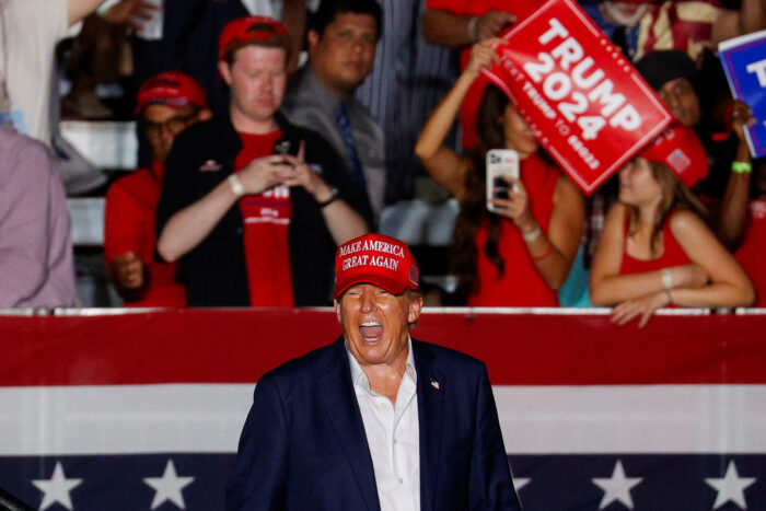 Most voters think Trump is "mean": 64% of respondents, while about half (31%) say the same about Biden.