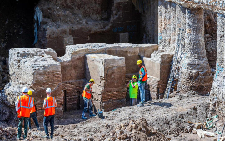 Hallan restos de una propiedad del emperador Calígula en obras cerca de El Vaticano