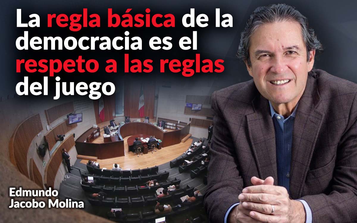 Es evidente que se alteró el marco legal de las elecciones; TEPJF debe honrar su función: Edmundo Jacobo Es evidente que se alteró el marco legal de las elecciones; TEPJF debe honrar su función: Edmundo Jacobo