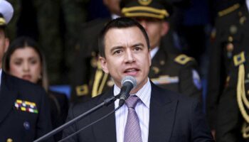 Ecuador en 'alerta máxima' por presunta 'gestación de magnicidio' contra Noboa