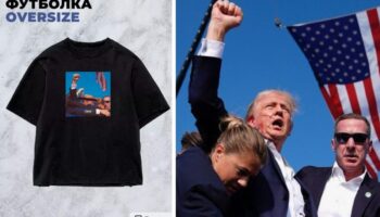 Tiendas en línea rusas venden camisetas con imagen del atentado de Trump
