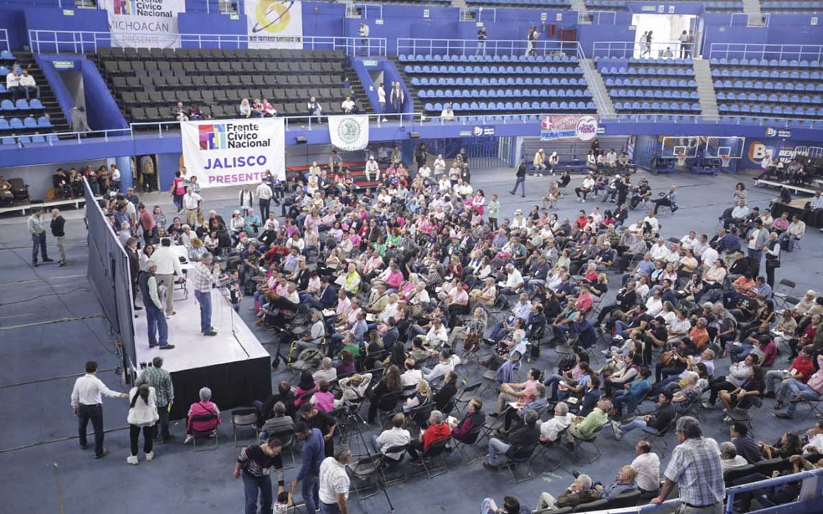 ​Frente Cívico Nacional propone gira y consulta para definir si se convierte en partido político