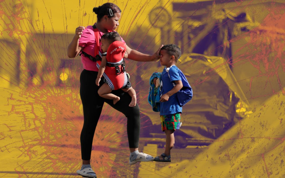Migrant mothers cross the Darien jungle with their children; they make them believe it is a “safari”.