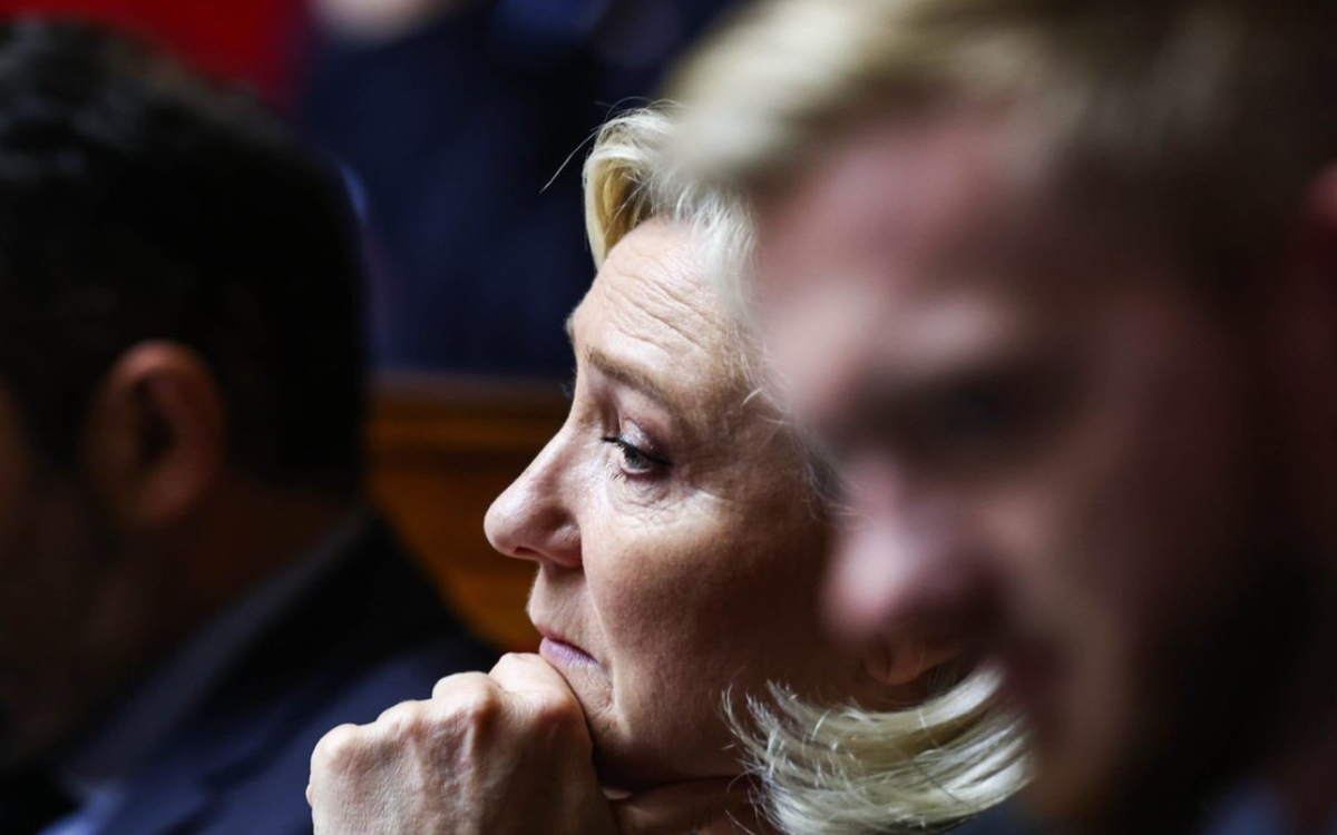 Marine Le Pen accuses New Popular Front of rehearsing its own ‘Capitol’ | video