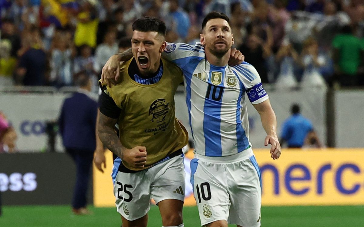 Copa América 2024 Messi celebra una Final más "en canchas muy malas y