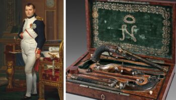 Subastan pistolas de Napoleón Bonaparte