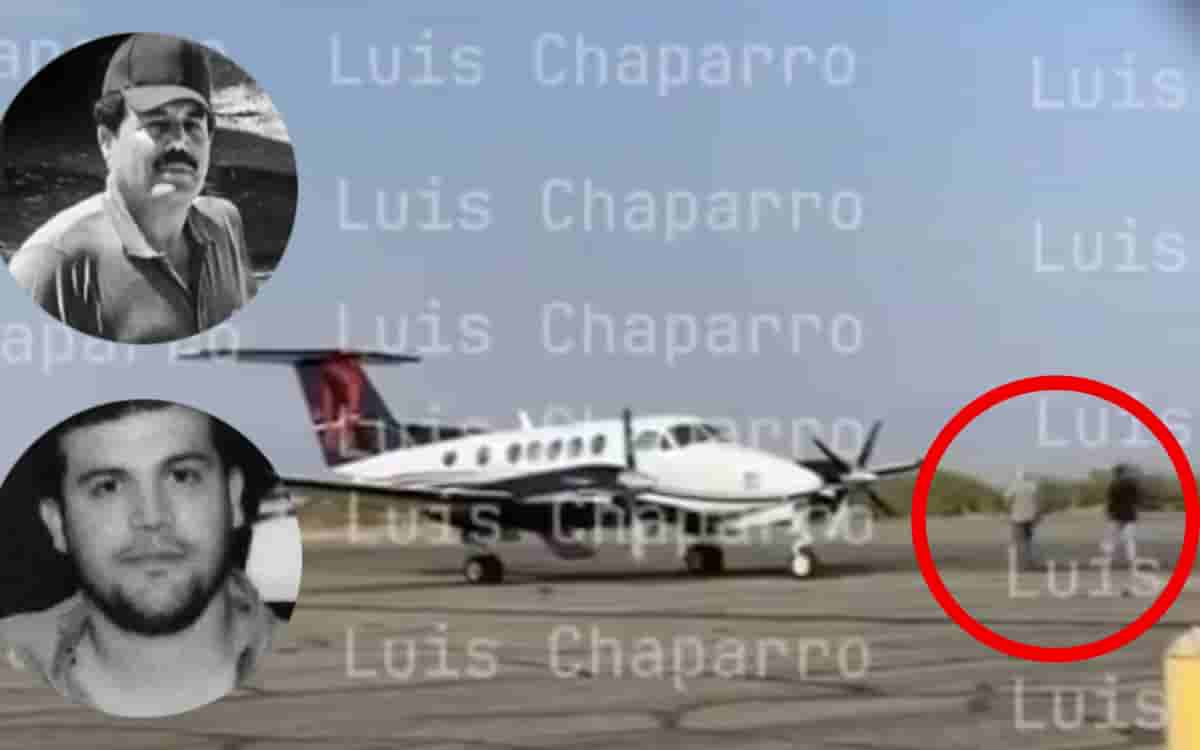They show the video before the arrest of “El Mayo” and Joaquin Guzman Lopez in the US.