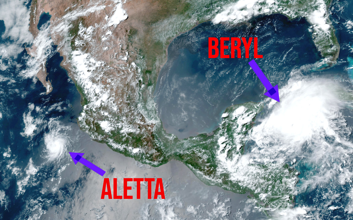 Se formó la tormenta tropical Aletta; traerá lluvia a estos estados