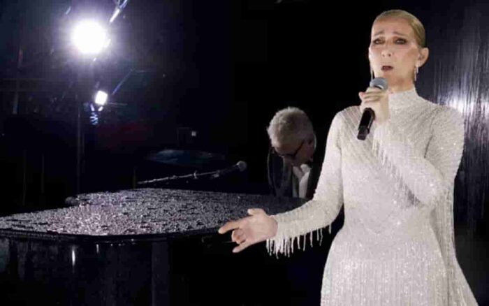 Céline Dion y su espectacular presentación en París 2024.