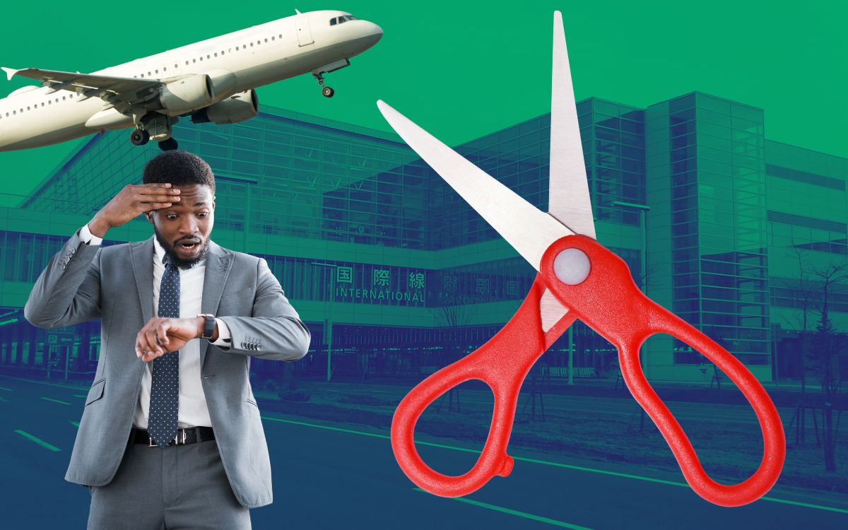 Scissors disappear at Japan airport; 36 flights suspended
