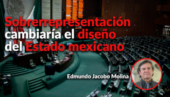 Sobrerrepresentación atenta contra voluntad de la gente: Edmundo Jacobo Molina