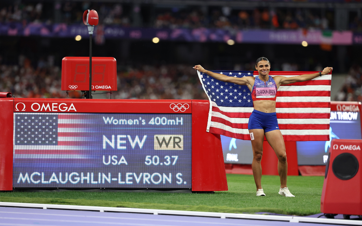 París 2024: Sydney McLaughlin-Levron impone récord mundial en los 400 metros con vallas