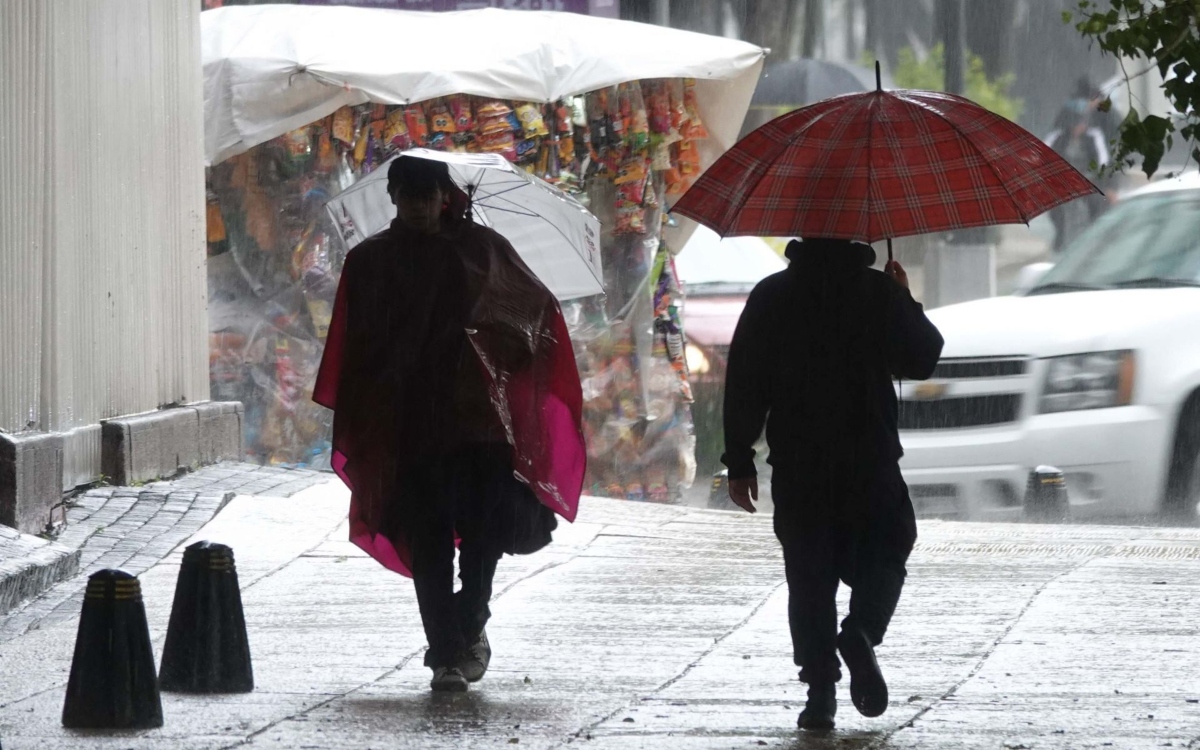 ​CDMX: emiten alerta amarilla por lluvias fuertes la tarde del domingo