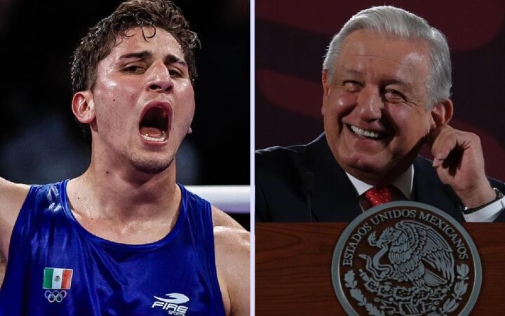 AMLO celebra que Marco Verde va por el oro: 'En el caso del boxeo la violencia está permitida'