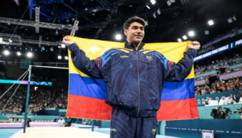París 2024: Da Ángel Barajas histórica medalla a Colombia en gimnasia
