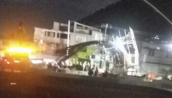 Reportan colapso de estructura en obras de trolebús elevado en tramo Santa Martha-Chalco