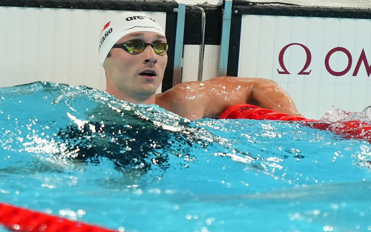 París 2024: Gabriel Castaño terminó octavo en la primera semifinal de los 50 metros libres | Video