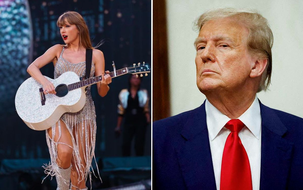 Trump Posts Fake Image of Taylor Swift Endorsing His Candidacy