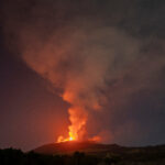 Volcan etna italia erupcion