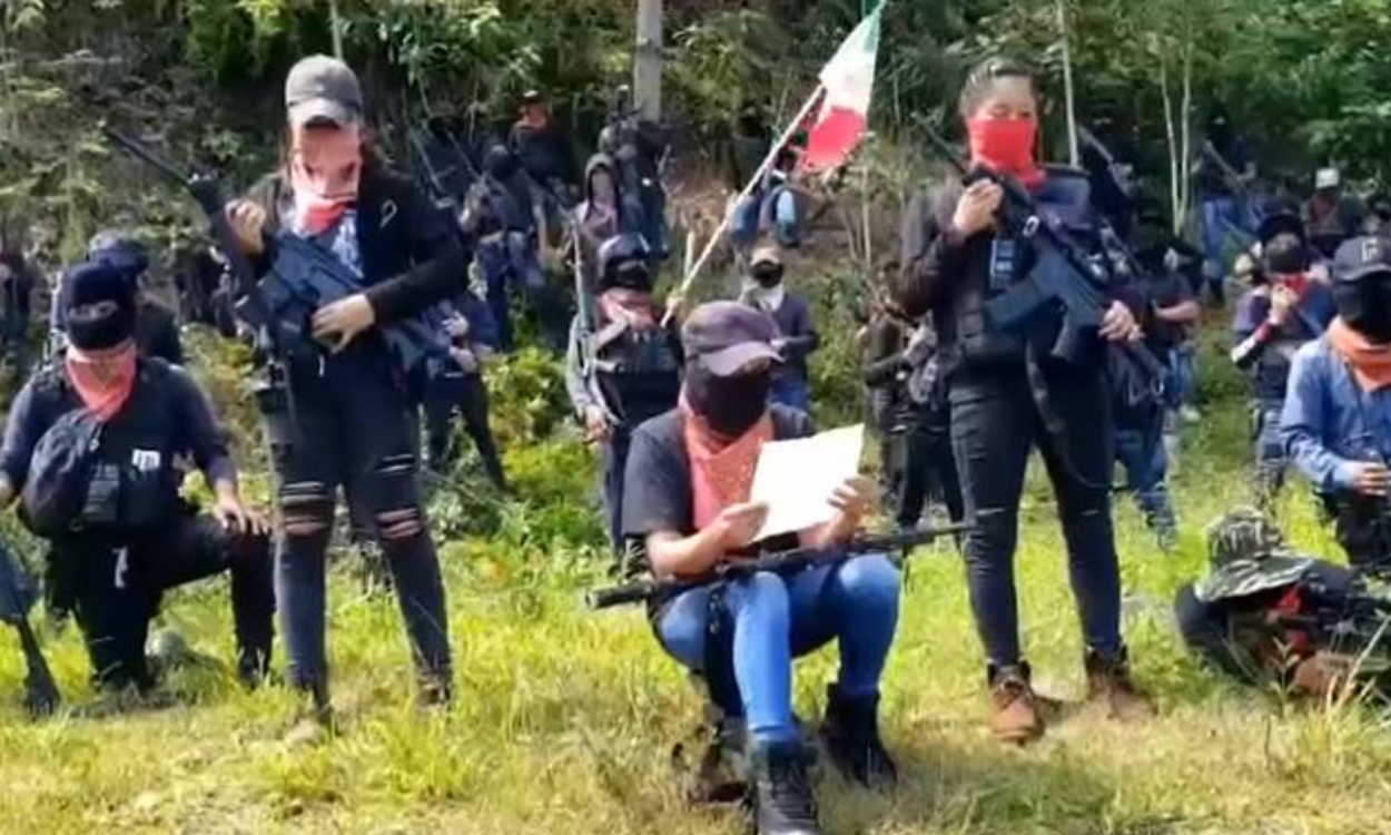 Exzapatistas forman autodefensa para proteger a la población en Chenalhó