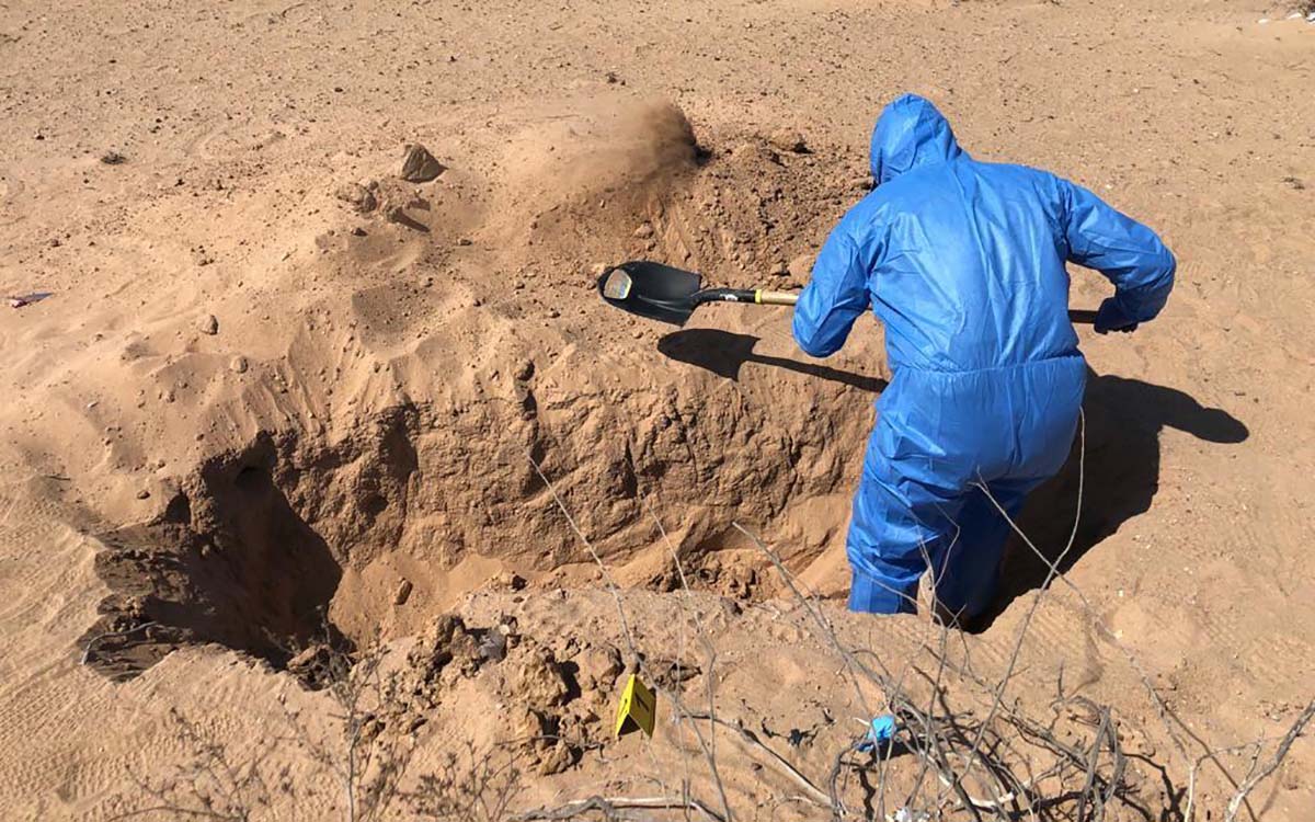 Reportan 44 restos óseos hallados en 2024 en 44 fosas clandestinas de Ixtlahuacán, Colima
