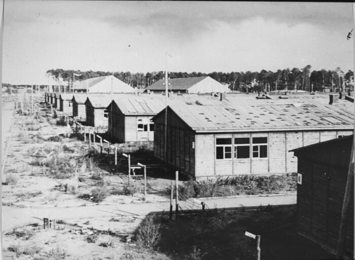 Stutthof barracks after liberation