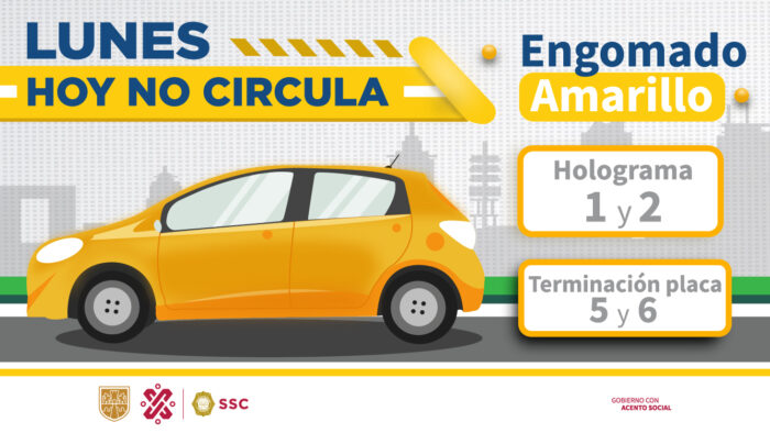 lunes hoy no circula edomex cdmx