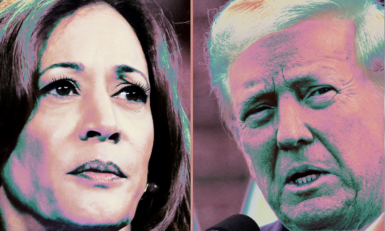 Harris asks Trump to debate with microphones on all the time