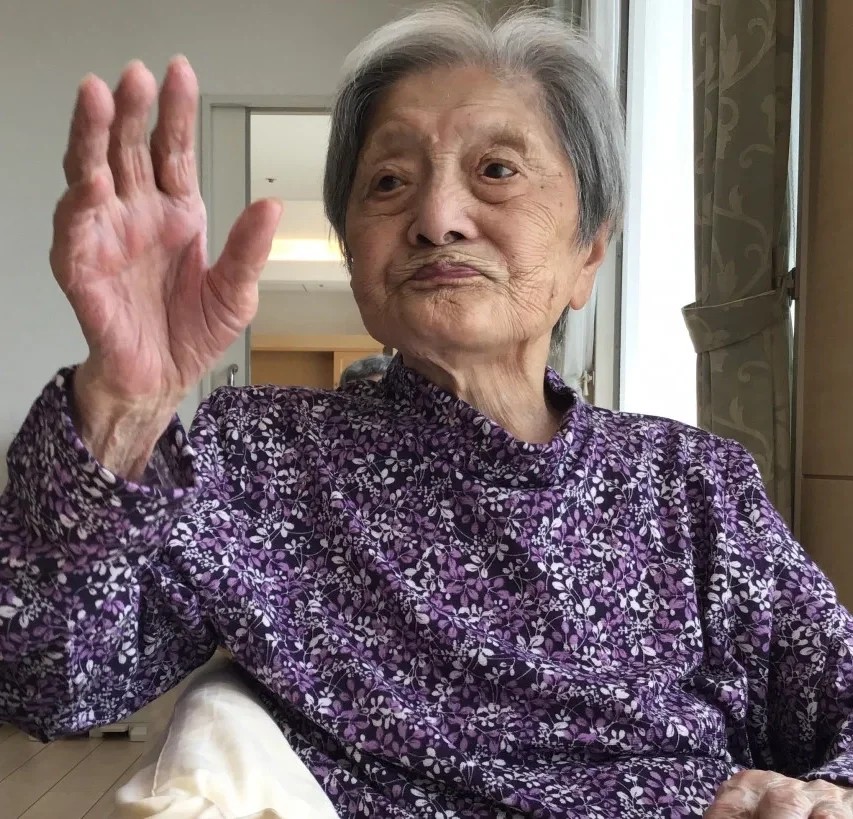 Tomiko Itooka a los 113 años.