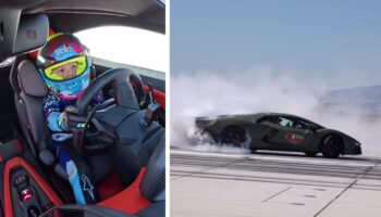 Niño de 5 años conduce Lamborghini a más de 300 km/h