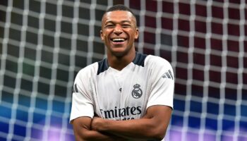 Kylian Mbappé, titular en su debut con el Real Madrid en la Supercopa de Europa