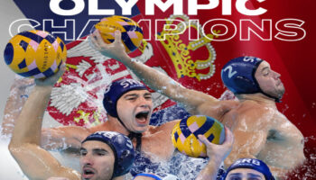 París 2024: Son serbios tricampeones olímpicos en waterpolo varonil