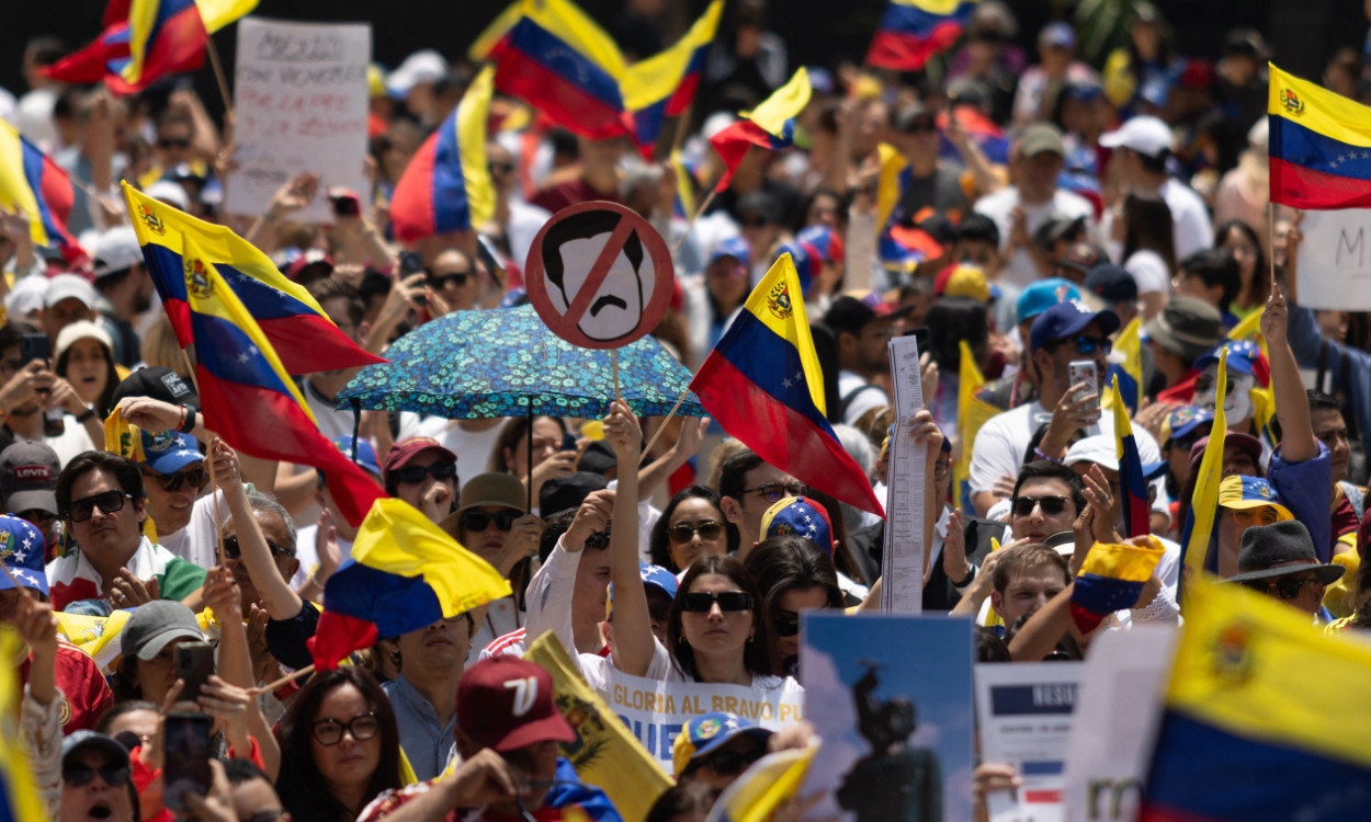 Venezuelans protest around the world against election results