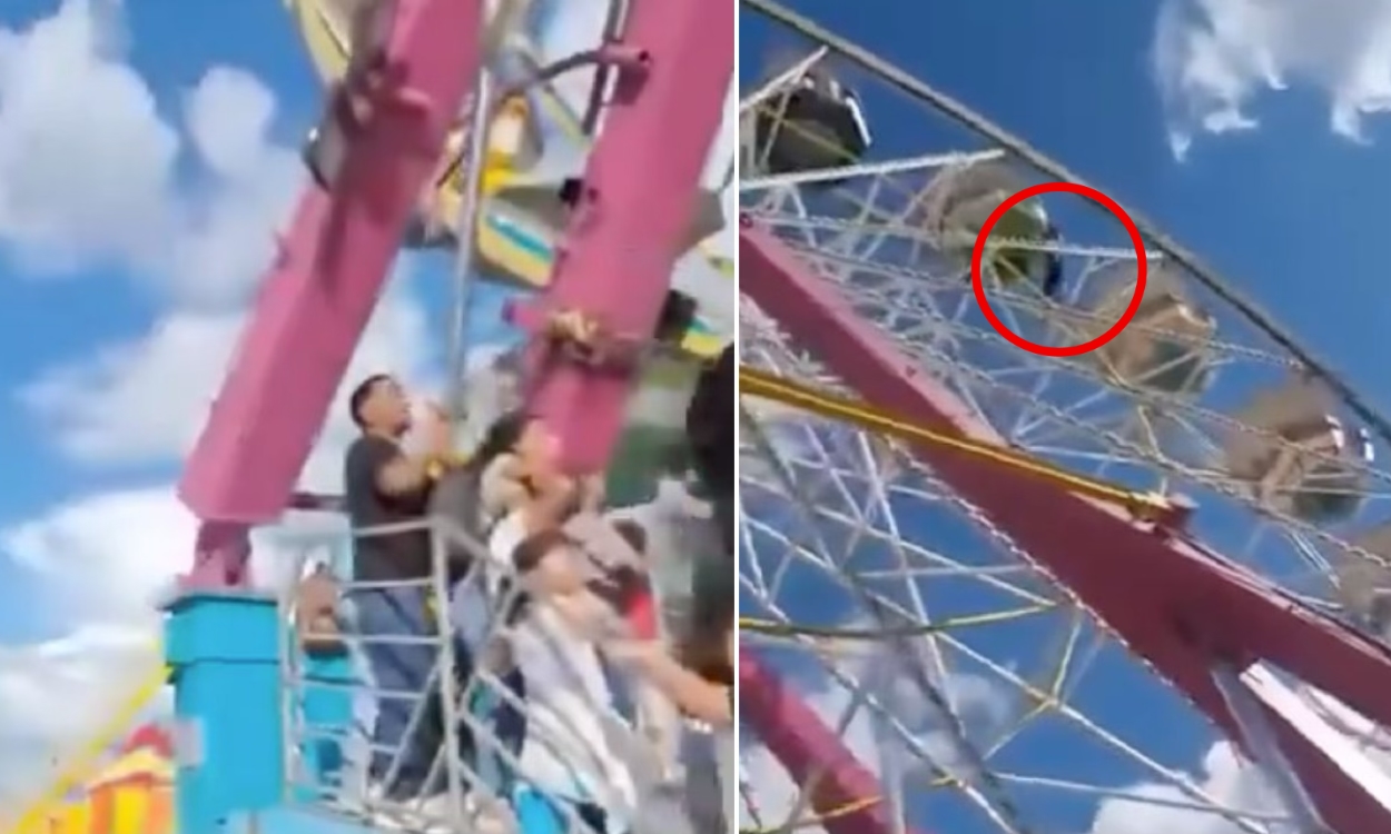 Video | Tragedia en feria de SLP, mujer muere al caer de rueda de la fortuna Video | Tragedia en feria de SLP, mujer muere al caer de rueda de la fortuna