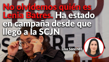 Propuesta de Lenia Batres sobre mesa de transición, es mala señal para Sheinbaum: Lisa Sánchez