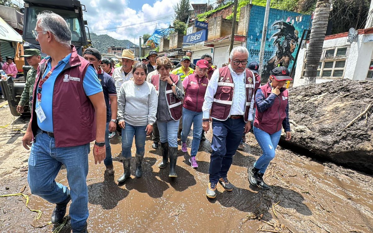 Cifra de muertos por deslave Edomex sube a 4; siguen atrapados 6