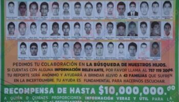 Inician campaña 'Rompe el Silencio' con recompensa de 10 mdp por los 43 de Ayotzinapa